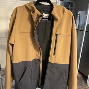 Simms Men's Performance Jacket - Tan and Gray